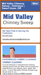 Mobile Screenshot of midvalleychimneysweep.com